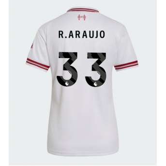 Liverpool Ronald Araujo #33 Maglia Gara Trasferta Repliche 2026-27 Donna Maniche Corte